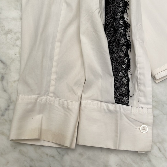 Woman’s Dkny white long sleeve shirt - Picture 4 of 10